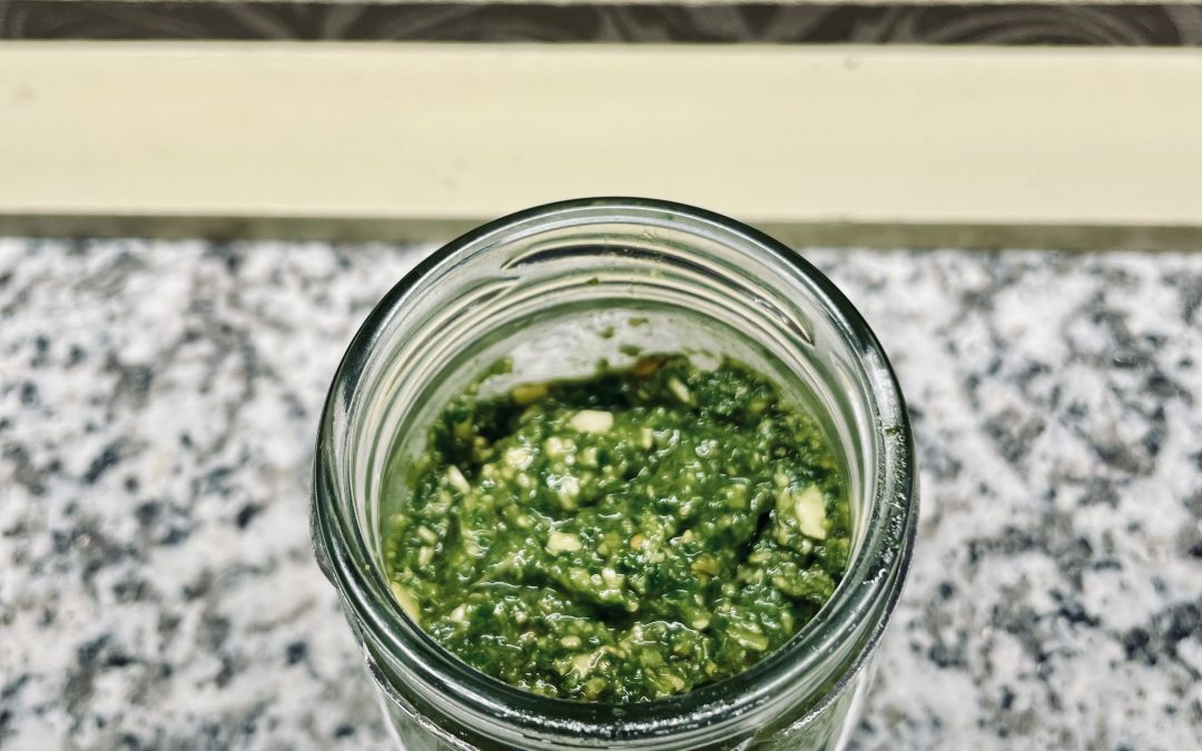 Homemade Pesto with Sunflower Seeds