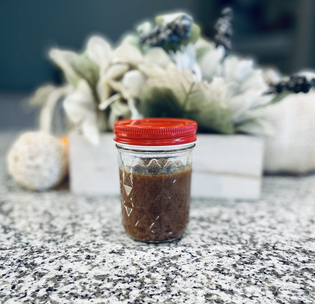 Keto Pumpkin Spice Syrup in Jar