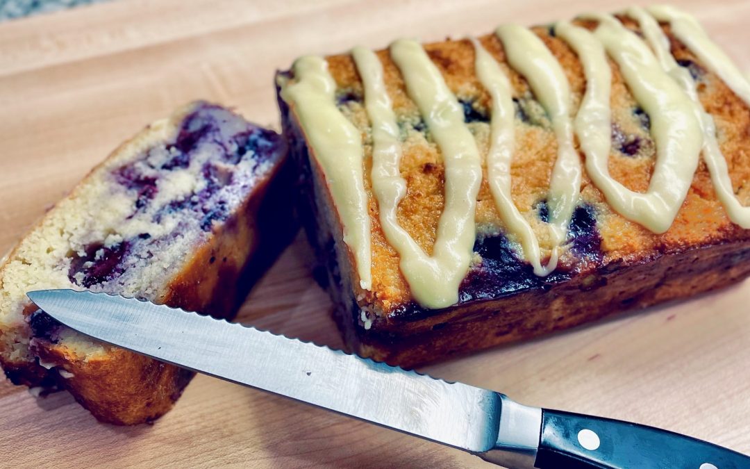 Keto Lemon Blueberry Bread