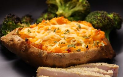 Twice Baked Sweet Potato