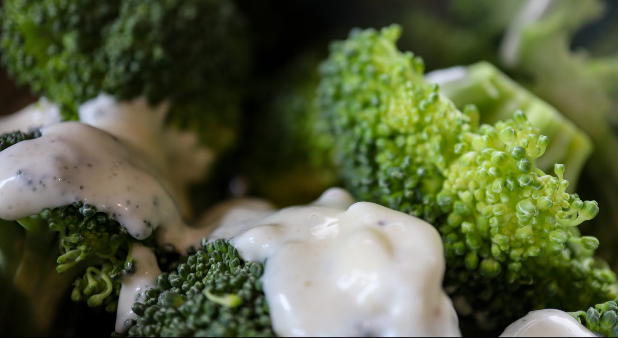 Paleo Broccoli Salad with Drizzle of Dressing