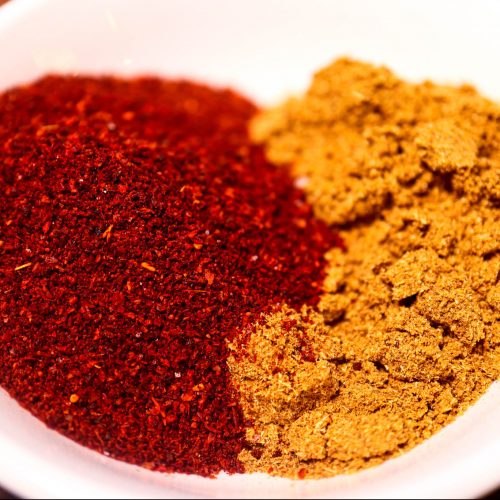 Spices in white Bowl